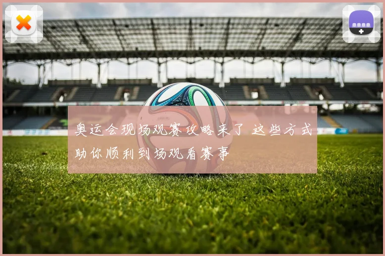 奥运会现场观赛攻略来了 这些方式助你顺利到场观看赛事